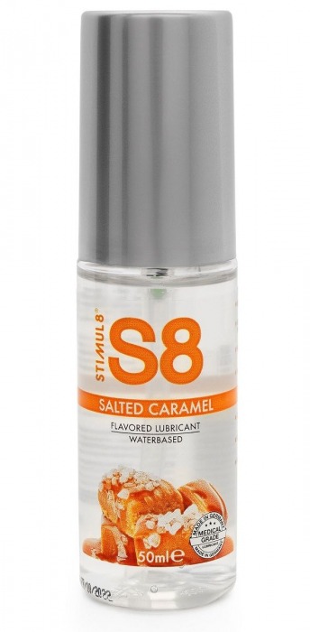 Лубрикант S8 Flavored Lube со вкусом солёной карамели - 50 мл. - Stimul8 - купить с доставкой в Майкопе