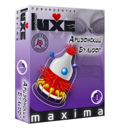 Презерватив LUXE Maxima  Аризонский Бульдог  - 1 шт. - Luxe - купить с доставкой в Майкопе