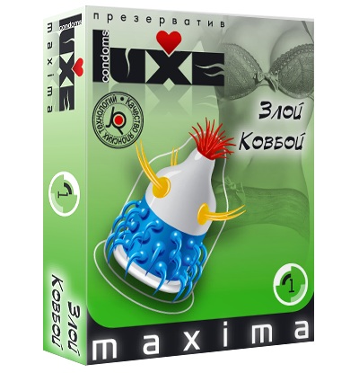 Презерватив LUXE Maxima  Злой Ковбой  - 1 шт. - Luxe - купить с доставкой в Майкопе