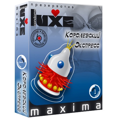 Презерватив LUXE Maxima  Королевский экспресс  - 1 шт. - Luxe - купить с доставкой в Майкопе