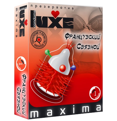 Презерватив LUXE Maxima  Французский связной  - 1 шт. - Luxe - купить с доставкой в Майкопе