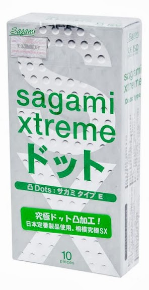 Презервативы Sagami Xtreme Type-E с точками - 10 шт. - Sagami - купить с доставкой в Майкопе