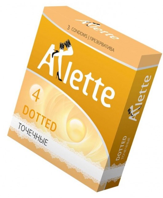 Презервативы Arlette Dotted с точечной текстурой - 3 шт. - Arlette - купить с доставкой в Майкопе