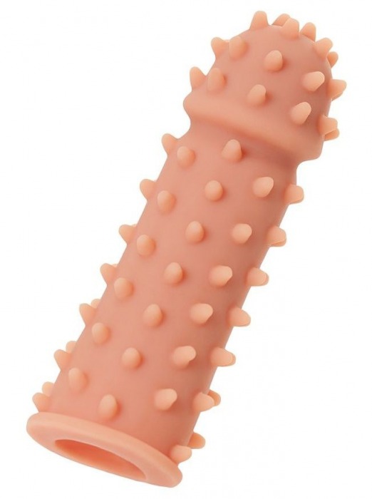 Телесная реалистичная насадка KOKOS Extreme Sleeve 03 с дополнительной стимуляцией - 12,7 см. - KOKOS - в Майкопе купить с доставкой