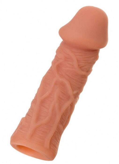 Телесная реалистичная насадка KOKOS Extreme Sleeve 05 с дополнительной стимуляцией - 12,7 см. - KOKOS - в Майкопе купить с доставкой