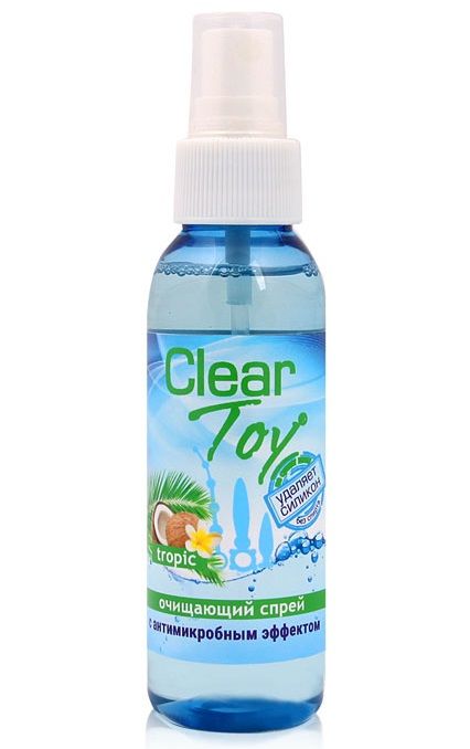 Очищающий спрей для игрушек CLEAR TOY Tropic - 100 мл. - Биоритм - купить с доставкой в Майкопе