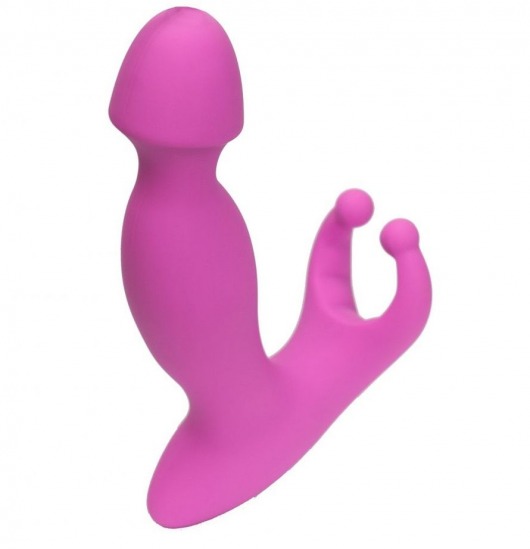Розовый стимулятор простаты с усиками - 15 см. - 4sexdreaM - в Майкопе купить с доставкой