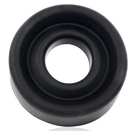 Черная гладкая насадка на помпу размера L - Sex Expert - в Майкопе купить с доставкой