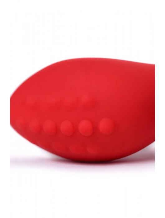 Красный силиконовый вибростимулятор простаты Proman - 12,5 см. - ToyFa - в Майкопе купить с доставкой