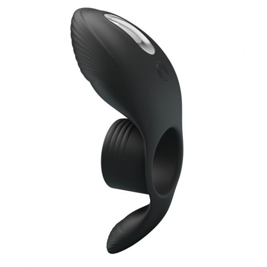 Черное кольцо на пенис с вибрацией Vibration Penis Sleeve - Baile - в Майкопе купить с доставкой