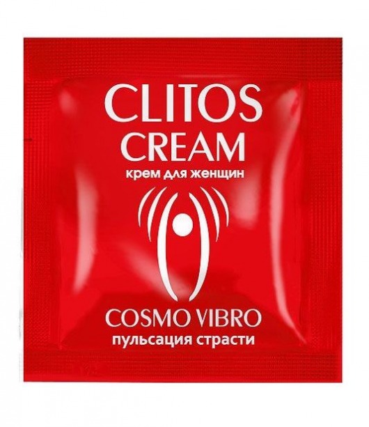 Пробник возбуждающего крема для женщин Clitos Cream - 1,5 гр. - Биоритм - купить с доставкой в Майкопе