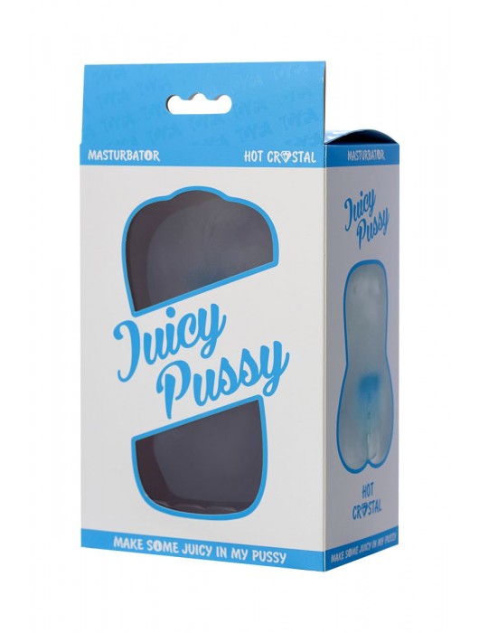 Прозрачный реалистичный мастурбатор Juicy Pussy Hot Crystal - ToyFa - в Майкопе купить с доставкой