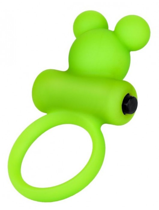 Зеленое виброкольцо на пенис A-Toys - A-toys - в Майкопе купить с доставкой