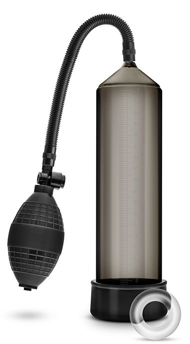 Черная вакуумная помпа VX101 Male Enhancement Pump - Blush Novelties - в Майкопе купить с доставкой