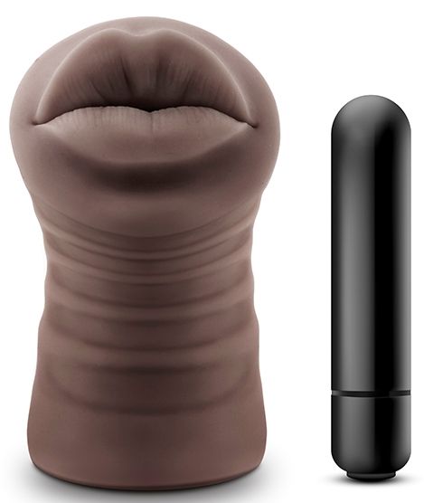 Коричневый мастурбатор-ротик Renee - Blush Novelties - в Майкопе купить с доставкой