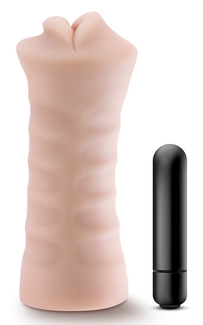 Телесный мастурбатор-ротик Angie - Blush Novelties - в Майкопе купить с доставкой