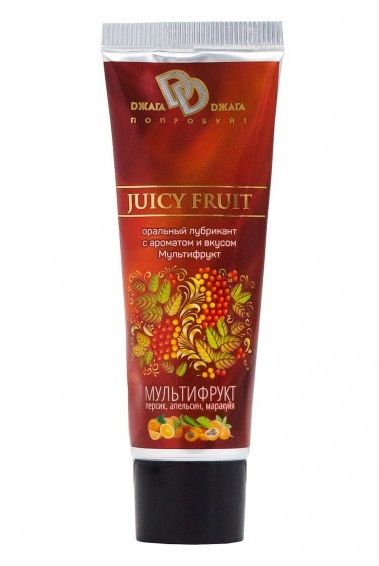 Интимный съедобный лубрикант JUICY FRUIT с ароматом фруктов - 30 мл. - БиоМед - купить с доставкой в Майкопе
