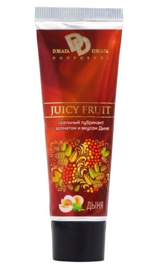 Интимный съедобный лубрикант JUICY FRUIT с ароматом дыни - 30 мл. - БиоМед - купить с доставкой в Майкопе