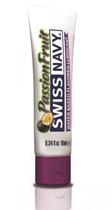 Лубрикант Swiss Navy Passion Fruit Lube с ароматом маракуйи - 10 мл. - Swiss navy - купить с доставкой в Майкопе