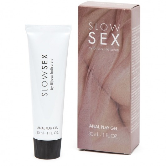 Лубрикант на водной основе Slow Sex Anal Play Gel - 30 мл. - Bijoux Indiscrets - купить с доставкой в Майкопе