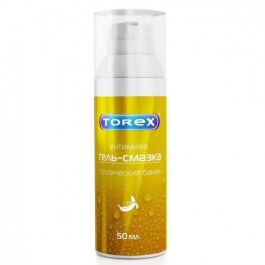 Гель-смазка на водной основе Torex  Тропический банан  - 50 мл. - Torex - купить с доставкой в Майкопе