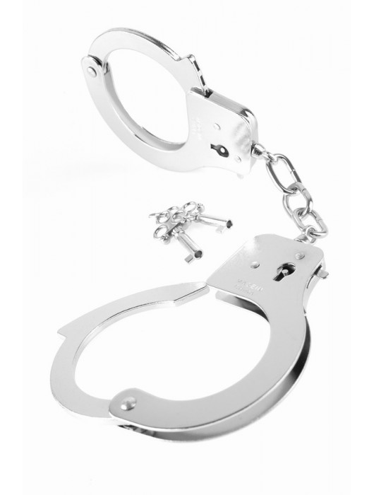 Металлические серебристые наручники Designer Metal Handcuffs - Pipedream - купить с доставкой в Майкопе