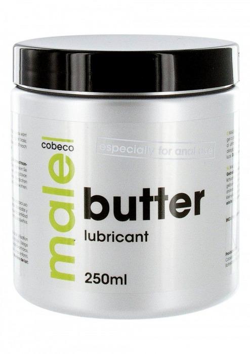 Анальный лубрикант MALE Cobeco Butter Lubricant - 250 мл. - Cobeco - купить с доставкой в Майкопе