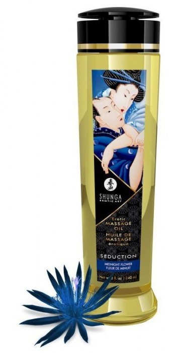 Массажное масло с ароматом ночных цветов Seduction - 240 мл. - Shunga - купить с доставкой в Майкопе