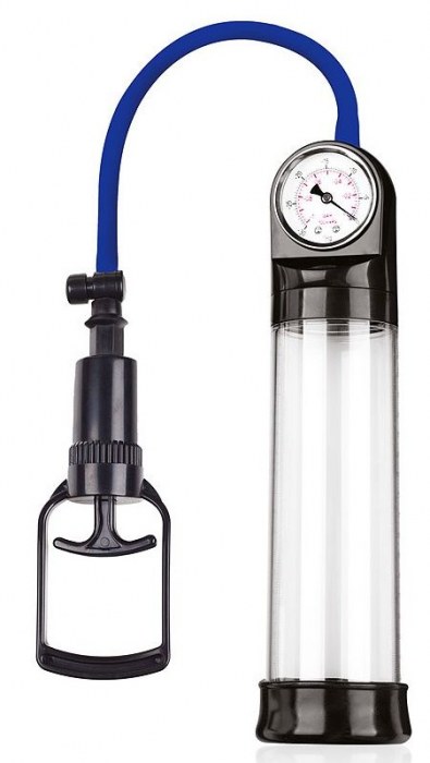 Прозрачная вакуумная помпа Sex Expert с манометром - Sex Expert - в Майкопе купить с доставкой