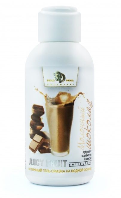 Интимный гель-смазка JUICY FRUIT с ароматом молочного шоколада - 100 мл. - БиоМед - купить с доставкой в Майкопе