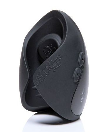 Черный инновационный мужской вибратор PULSE SOLO ESSENTIAL - Hot Octopuss - в Майкопе купить с доставкой