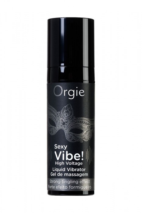 Гель для массажа ORGIE Sexy Vibe High Voltage с эффектом вибрации - 15 мл. - ORGIE - купить с доставкой в Майкопе