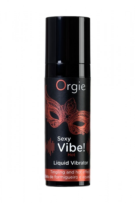 Разогревающий гель для массажа ORGIE Sexy Vibe Hot с эффектом вибрации - 15 мл. - ORGIE - купить с доставкой в Майкопе