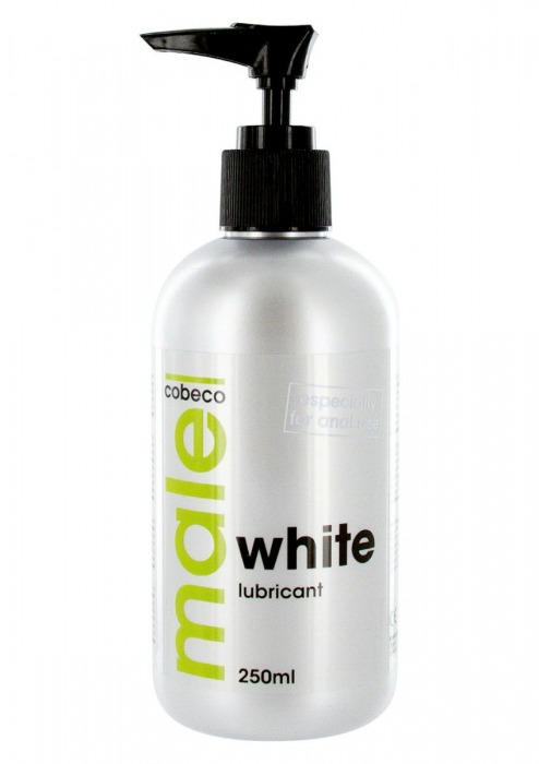 Анальная смазка на водной основе MALE Cobeco White Lubricant - 250 мл. - Cobeco - купить с доставкой в Майкопе
