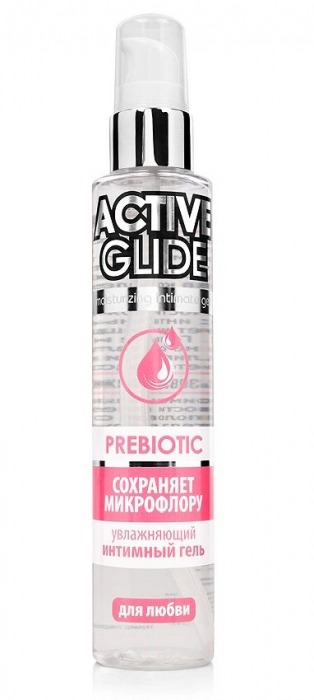 Увлажняющий интимный гель Active Glide Prebiotic - 100 гр. - Биоритм - купить с доставкой в Майкопе
