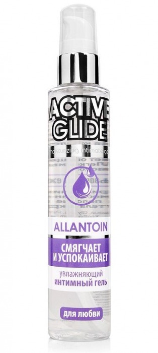 Увлажняющий интимный гель Active Glide Allantoin - 100 гр. - Биоритм - купить с доставкой в Майкопе
