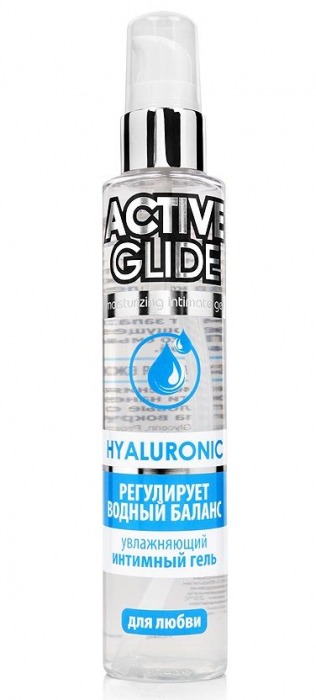 Увлажняющий интимный гель Active Glide Hyaluronic - 100 гр. - Биоритм - купить с доставкой в Майкопе