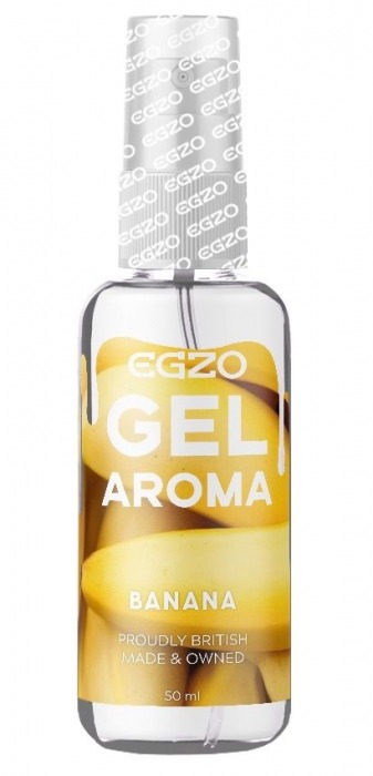 Интимный лубрикант EGZO AROMA с ароматом банана - 50 мл. - EGZO - купить с доставкой в Майкопе