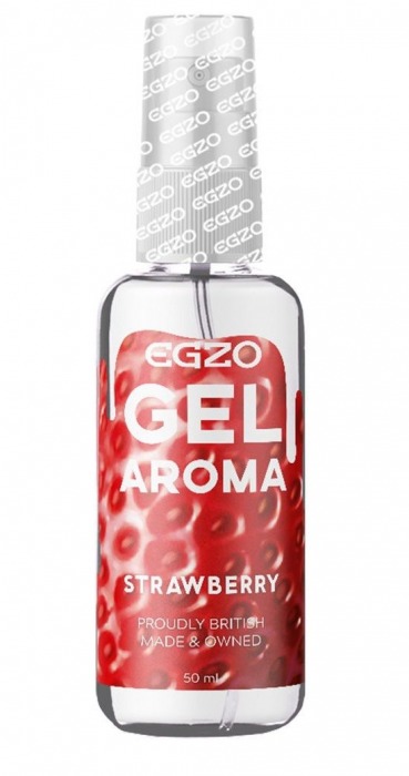 Интимный лубрикант EGZO AROMA с ароматом клубники - 50 мл. - EGZO - купить с доставкой в Майкопе