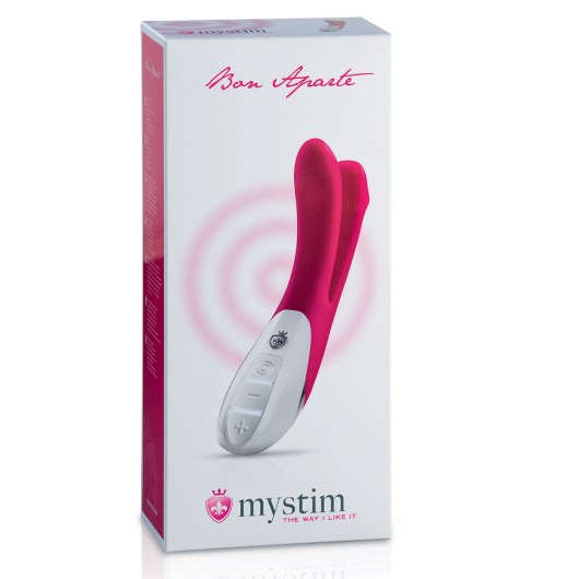 Ярко-розовый вибратор Mystim Bon Aparte - 25 см. - MyStim