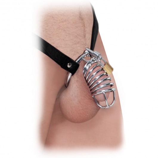 Кольцо верности Extreme Chastity Belt с фиксацией головки - Pipedream - купить с доставкой в Майкопе