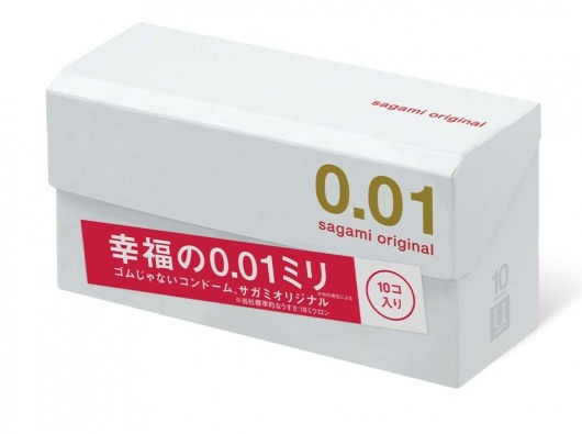 Супер тонкие презервативы Sagami Original 0.01 - 10 шт. - Sagami - купить с доставкой в Майкопе