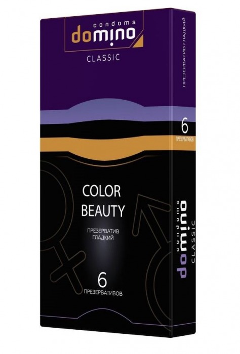 Разноцветные презервативы DOMINO Colour Beauty - 6 шт. - Domino - купить с доставкой в Майкопе