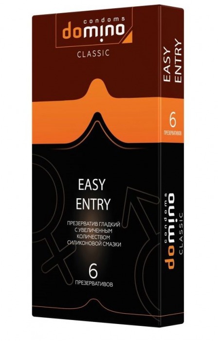Презервативы с увеличенным количеством смазки DOMINO Easy Entry - 6 шт. - Domino - купить с доставкой в Майкопе