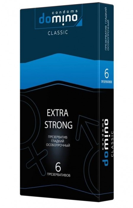 Суперпрочные презервативы DOMINO Extra Strong - 6 шт. - Domino - купить с доставкой в Майкопе
