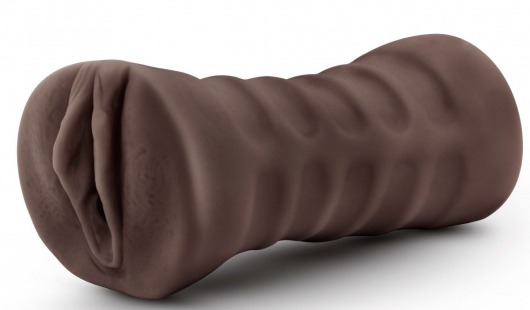 Коричневый мастурбатор-вагина Hot Chocolate Brianna - Blush Novelties - в Майкопе купить с доставкой
