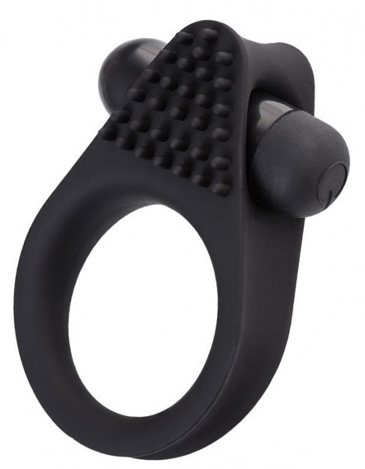 Черное эрекционное виброкольцо Brid с шипиками - A-toys - в Майкопе купить с доставкой
