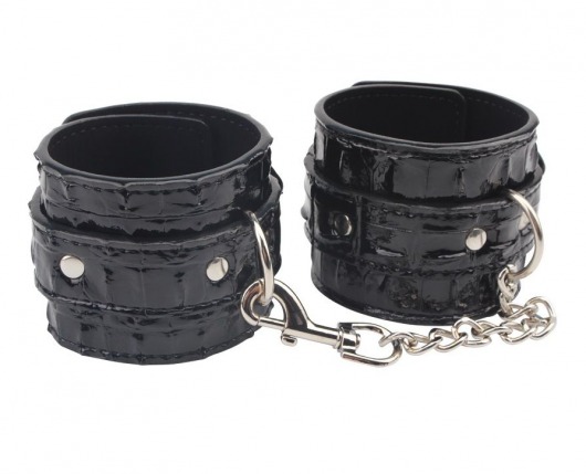 Черные наручники Surrender Wrist Restraints - Chisa - купить с доставкой в Майкопе