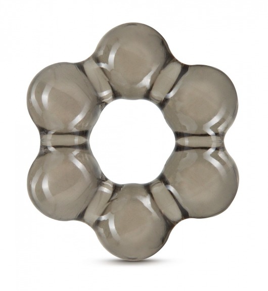 Дымчатое эрекционное кольцо Stay Hard Thick Bead Cock Ring - Blush Novelties - в Майкопе купить с доставкой