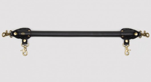 Черная распорка для ног Bound to You Faux Leather Spreader Bar - 50,8 см. - Fifty Shades of Grey - купить с доставкой в Майкопе